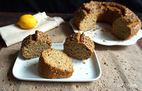 Gâteau au citron & aux graines {Sans lactose}