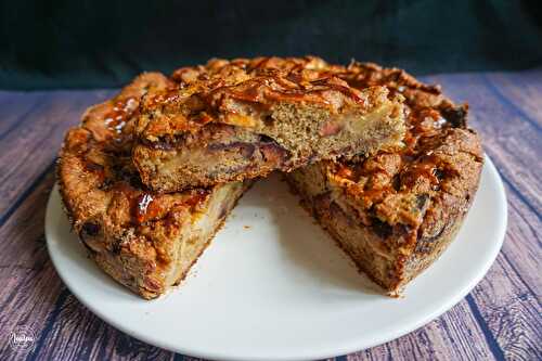 Gâteau pommes & figues {Sans lactose – IG bas}