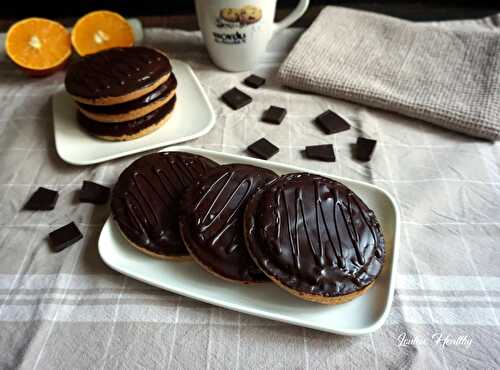 Jaffa cakes ou Pim’s XXL orange – chocolat {Vegan – Sans gluten}