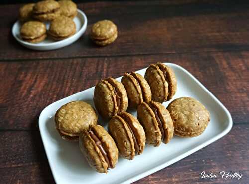 « Macarons » avoine & chocolat {Vegan}