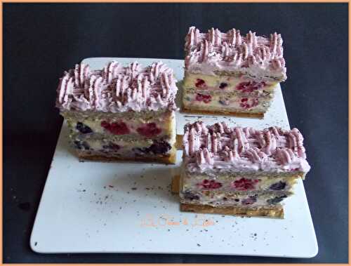 Mille-feuilles aux fruits rouges