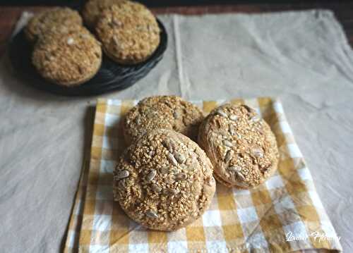 Pains moulés aux graines {Vegan}