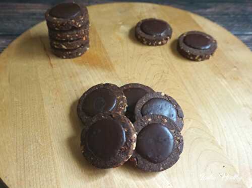 Palets aux noisettes & au chocolat {Vegan – Sans gluten}