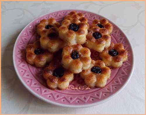 Petites fleurs à la polenta & à la noix de coco