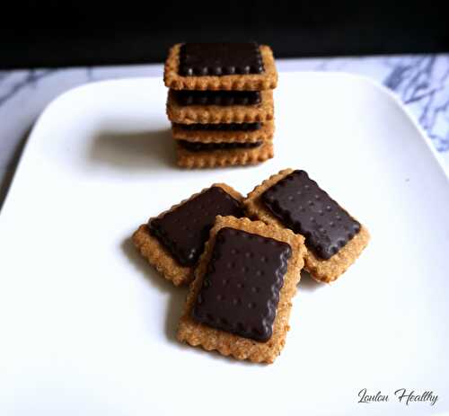 Petits biscuits double chocolat {Vegan – IG modéré}