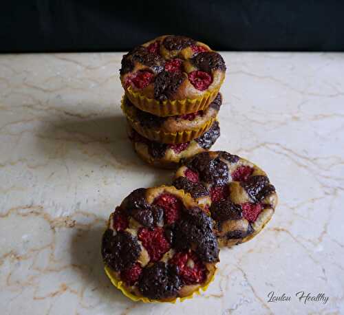 Petits cakes pistache, framboise & chocolat