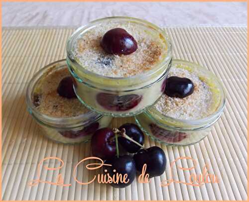 Petits clafoutis coco-cerise (sans cuisson)