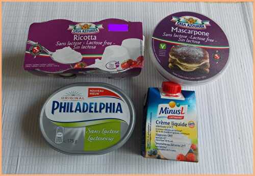 Produits laitiers sans lactose