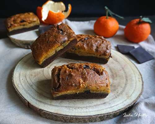 Pumpkin cakes choco-clémentine {Sans lactose – IG bas}