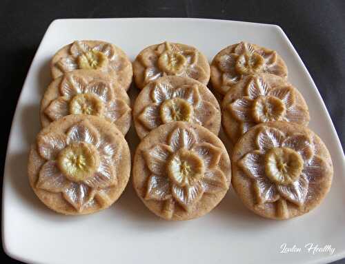 Sablés jonquille fourrés pâte à tartiner