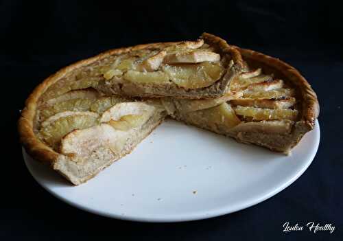 Tarte coco, pomme & ananas {Vegan – IG bas}