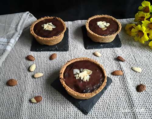 Tartelettes cédrat & chocolat {Vegan – Option Sans gluten}