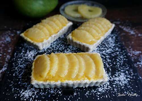 Tartelettes mangue-ananas {Vegan}