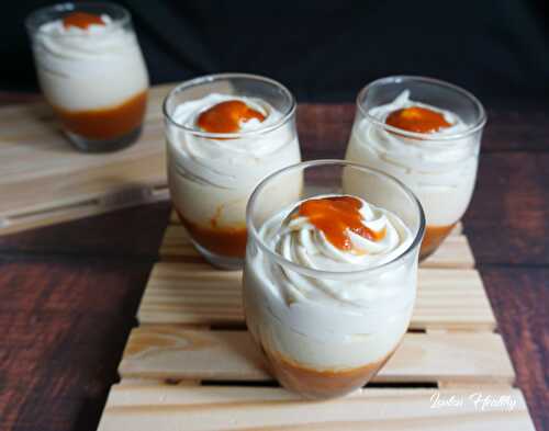 Verrines argousier, mangue-citron & chantilly { Vegan – Sans gluten }