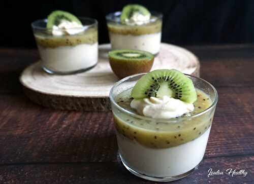 Verrines mangue & kiwi {Vegan – Sans gluten}