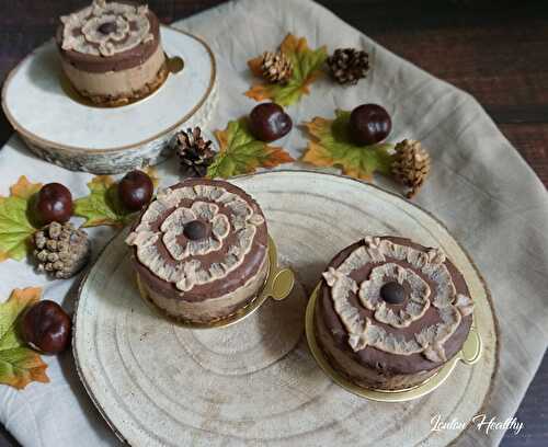 Yaourt cakes châtaigne & chocolat {Vegan – Sans gluten}