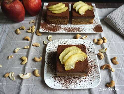 Tartelettes pomme, cajou & chocolat {Vegan – Sans gluten}