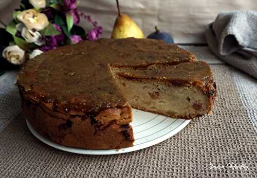 Gâteau poire & figue {Sans lactose}