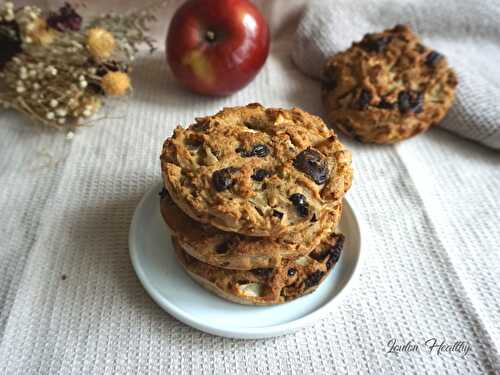 Cookies cake pomme-chocolat