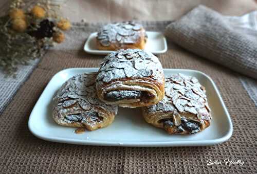 Petits pains au chocolat et à l’amande {Vegan}