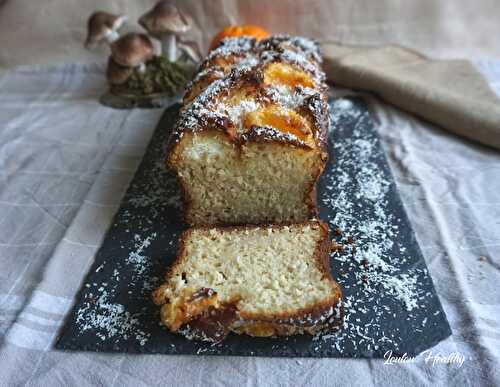 Cake au fromage blanc, noix de coco & clémentine