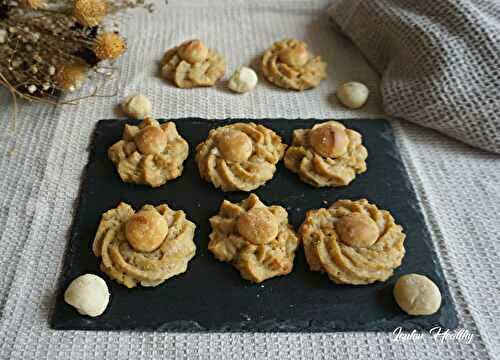 Biscuits poche aux noix de macadamia