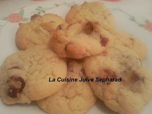 COOKIES AU CRANBERRIES