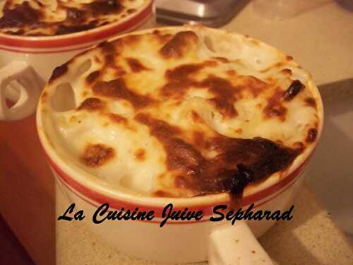 GRATIN DE CHOU-FLEUR A LA BECHAMEL INRATABLE