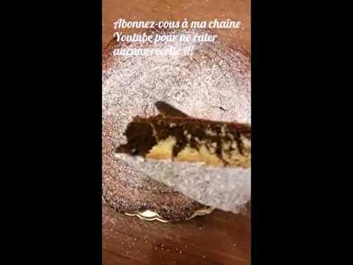 RECETTE DU GATEAU ZÉBRÉ HYPER FACILE