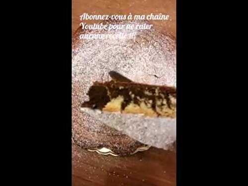 RECETTE DU GATEAU ZÉBRÉ HYPER FACILE