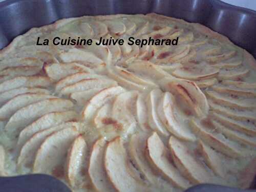 TARTE FLAN AUX POMMES