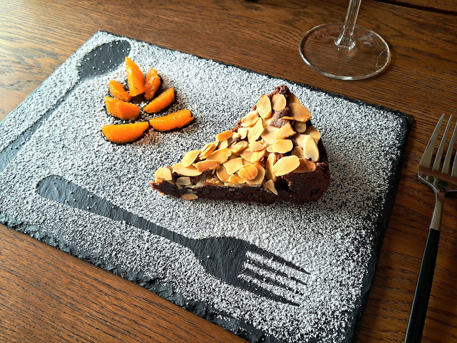 Moelleux au chocolat et aux amandes