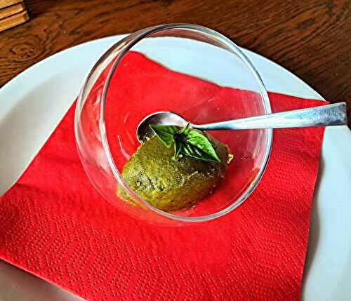 Sorbet au basilic thaï