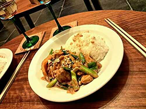 Poulet sauce cacahuète