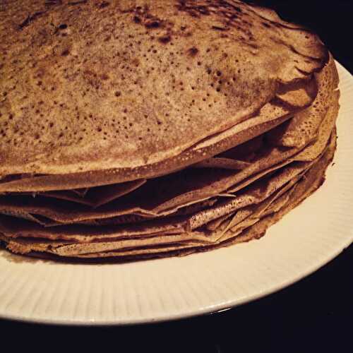 Crêpes sans gluten et sans lactose