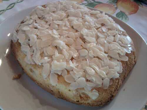 Gâteau amandes et abricots