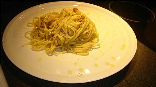 Pasta aglio e olio - La cuisine sans lactose