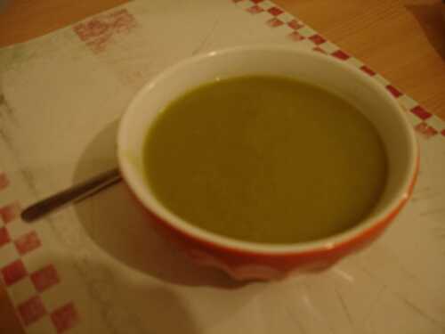 Potage oignons-poireaux