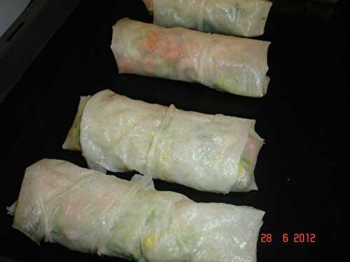 Rouleaux de crevettes