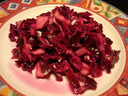 Salade de chou rouge