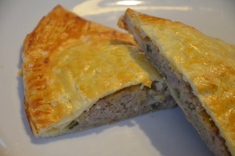 Feuilletés viande - courgette