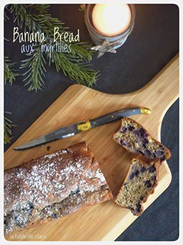 Banana bread aux myrtilles