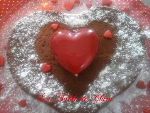 Coeur au chocolat pour votre Valentin(e)