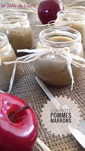 Compote Pommes Marrons 