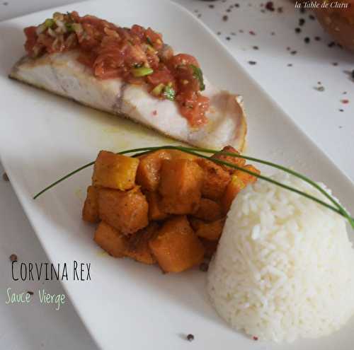 Corvina Rex et sa sauce vierge