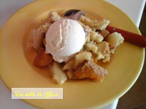 Crumble aux fruits d'été 