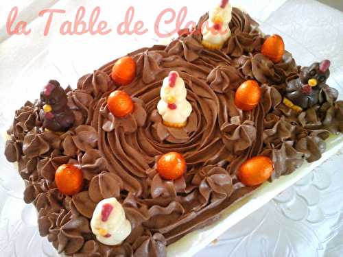 Entremets poire chocolat