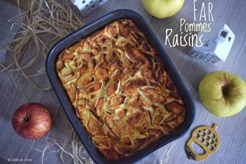 Far pommes raisins