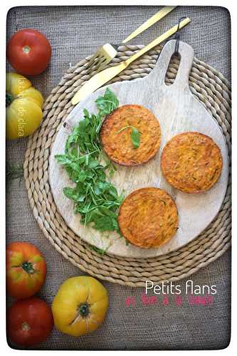 Flans au thon à la tomate