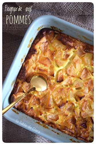 Flognarde aux pommes de Laurent Mariotte